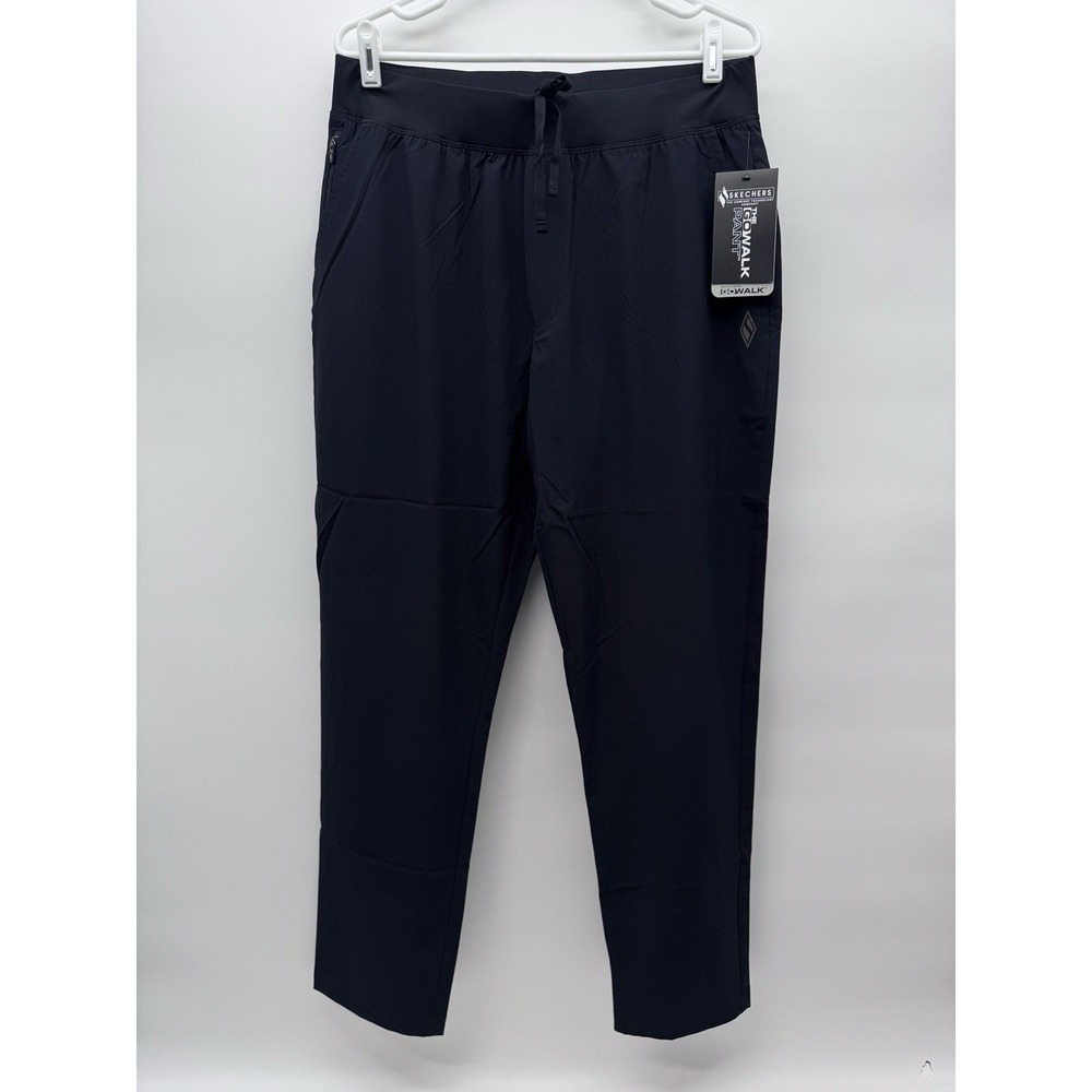 Skechers GO WALK Action Pants Womens Large Black Skechweave Comfort Stretch NWT